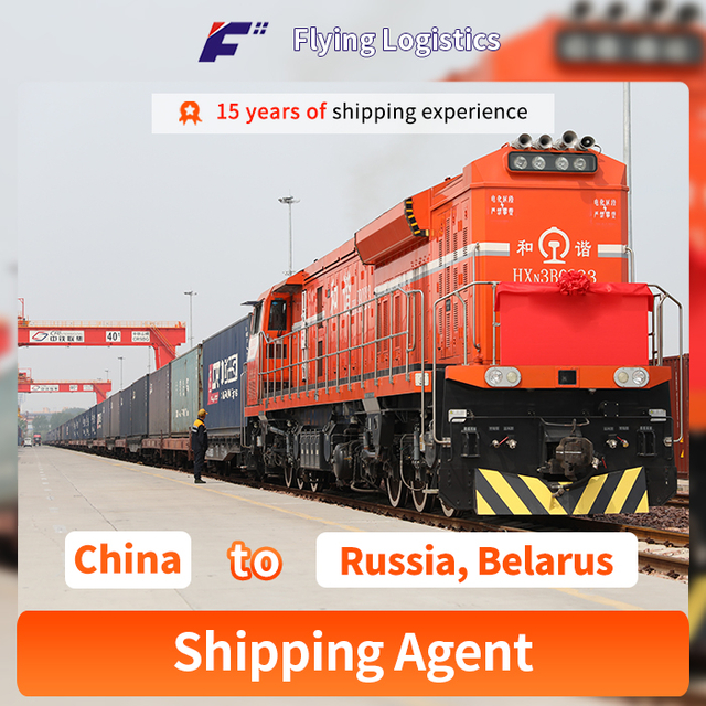 Railway Container Shipping Company, fra Shenzhen Kina til Russland, Hviterussland