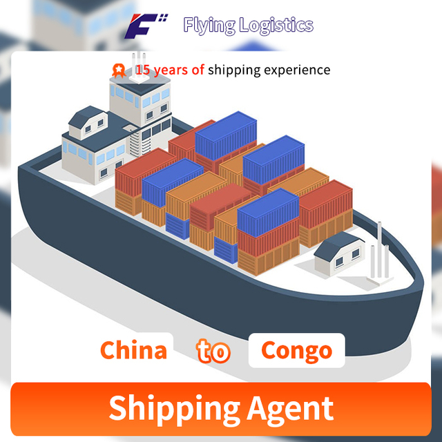 FCL LCL zeecontainer verzending luchtvracht van China naar Congo