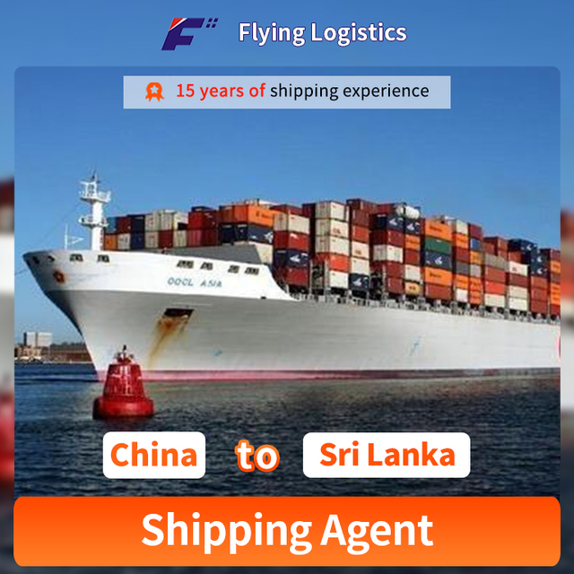 Companie de agent de transport maritim de &icirc;ncredere și rapidă pentru transport maritim cu costuri ieftine din China către Sri Lanka